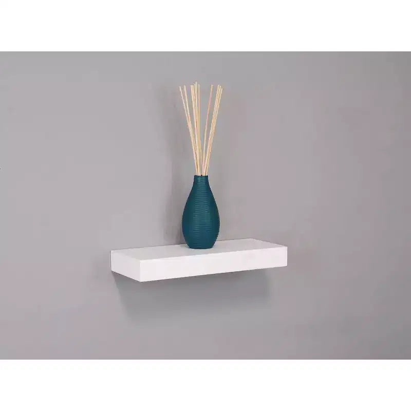 Étagère murale flottante blanche, simple, 30 cm