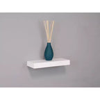 Étagère murale flottante blanche, simple, 30 cm