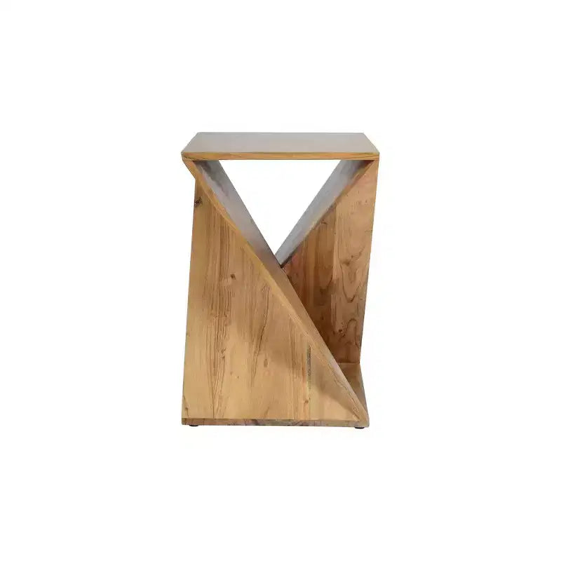 Jofran,Global Archive Solid Mango Hardwood Modern Angled Jasper Table