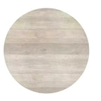 Table basse ronde en tambour pour 1 personne, bois de manguier massif, 36", noire / Briarsmoke / noyer brun / patine blanche
