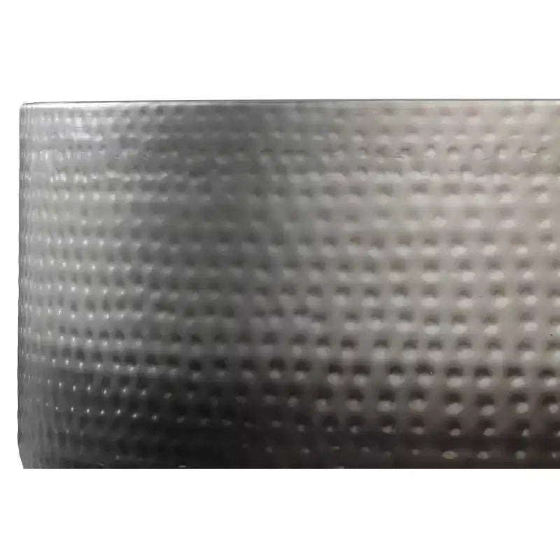 Table basse ronde en fer Ombre argenté, 1 pièce