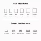 Matelas en mousse à mémoire de forme de gel, fermeté moyenne, blanc, 25 cm, une place