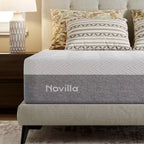 Matelas en mousse à mémoire de forme de gel, fermeté moyenne, blanc, 25 cm, une place