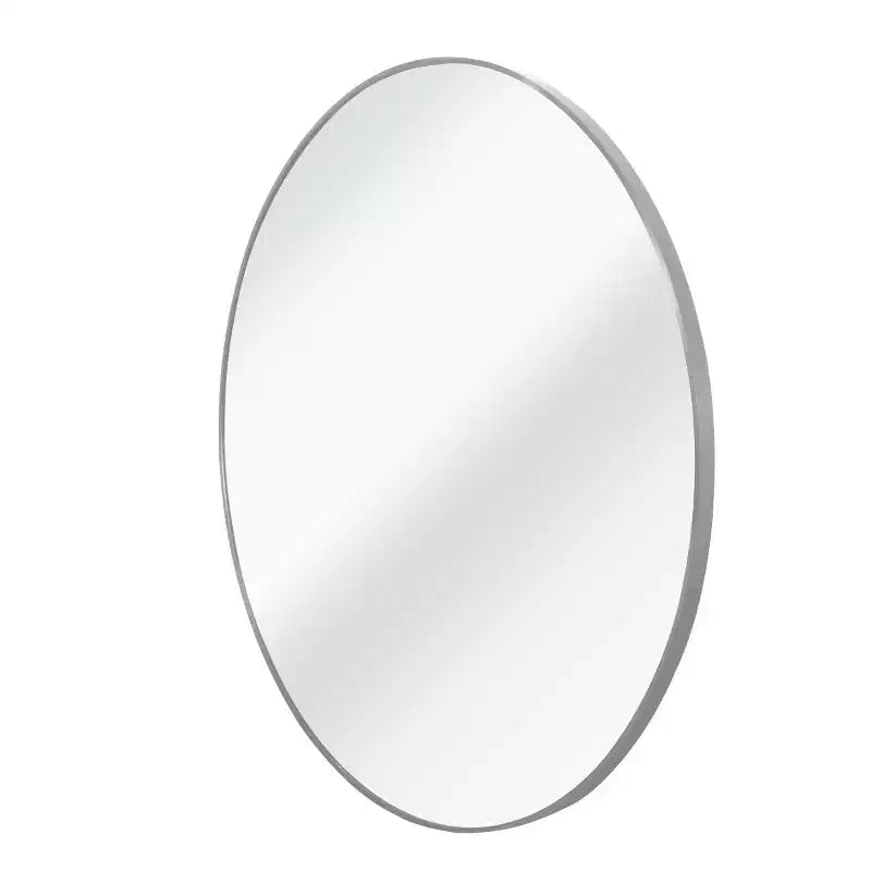 Miroir mural rond de 91 cm, noir / or / argent, cadre en métal, pour 1 pièce