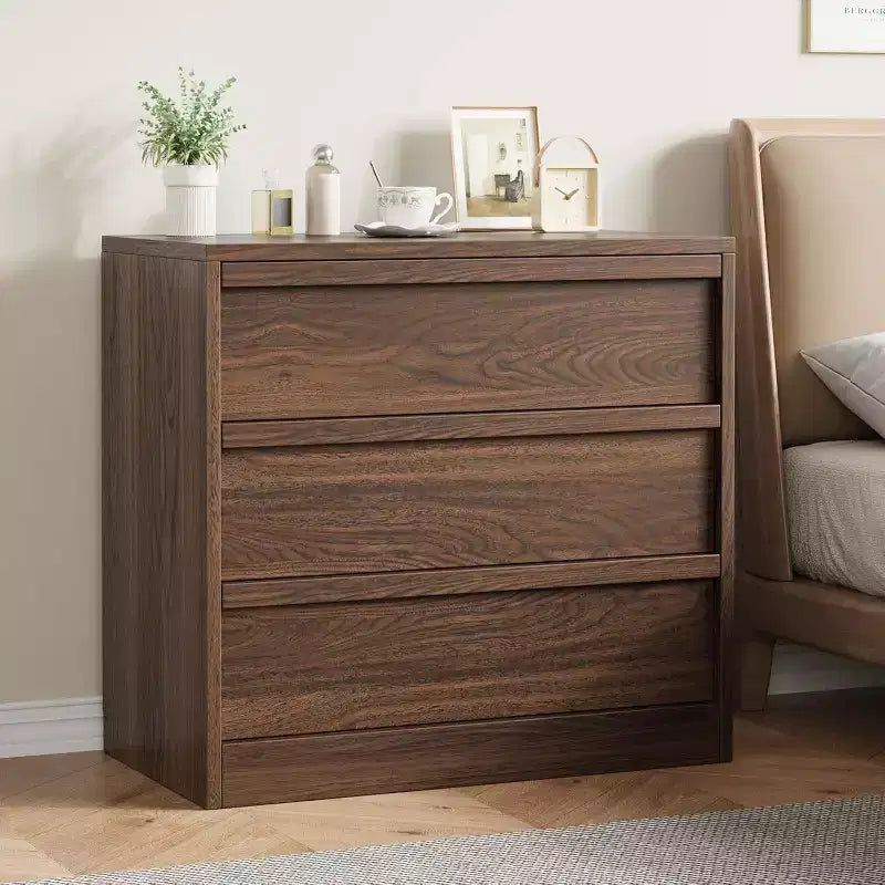 3 Drawer Dresser for Bedroom, Nightstand 3 Chest of Drawers with Large Storage, Small Modern Bedside End Table for Living Room, Nursery, Entryway