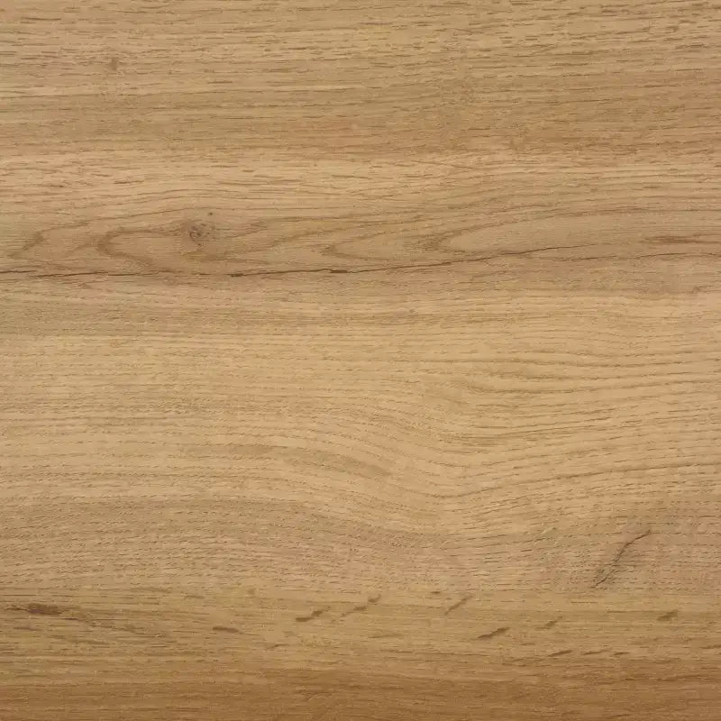 Meuble TV 2 portes 1 tiroir Chêne/Laiton, Jusqu'à 42"