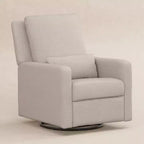 Fauteuil inclinable électrique et pivotant gris avec port USB, 1 place