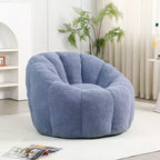 YOSIMFUR Bean Bag Chair, Bean Bag Sofa Chair with Armrests Stuffed High-Density Foam, Lazy Sofa Comfy Chairs BeanBag Chair for Adults in Living Room