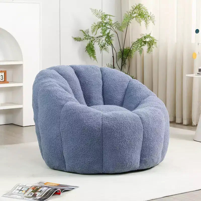 YOSIMFUR Bean Bag Chair, Bean Bag Sofa Chair with Armrests Stuffed High-Density Foam, Lazy Sofa Comfy Chairs BeanBag Chair for Adults in Living Room