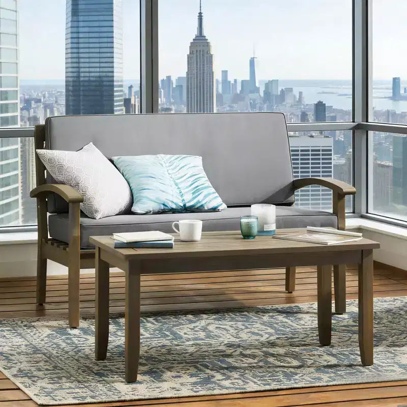 PEYTON LOVE SEAT + COFFEE TABLE