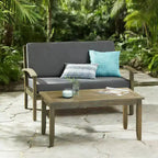 Causeuse 2 places et table basse