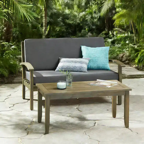 Causeuse 2 places et table basse