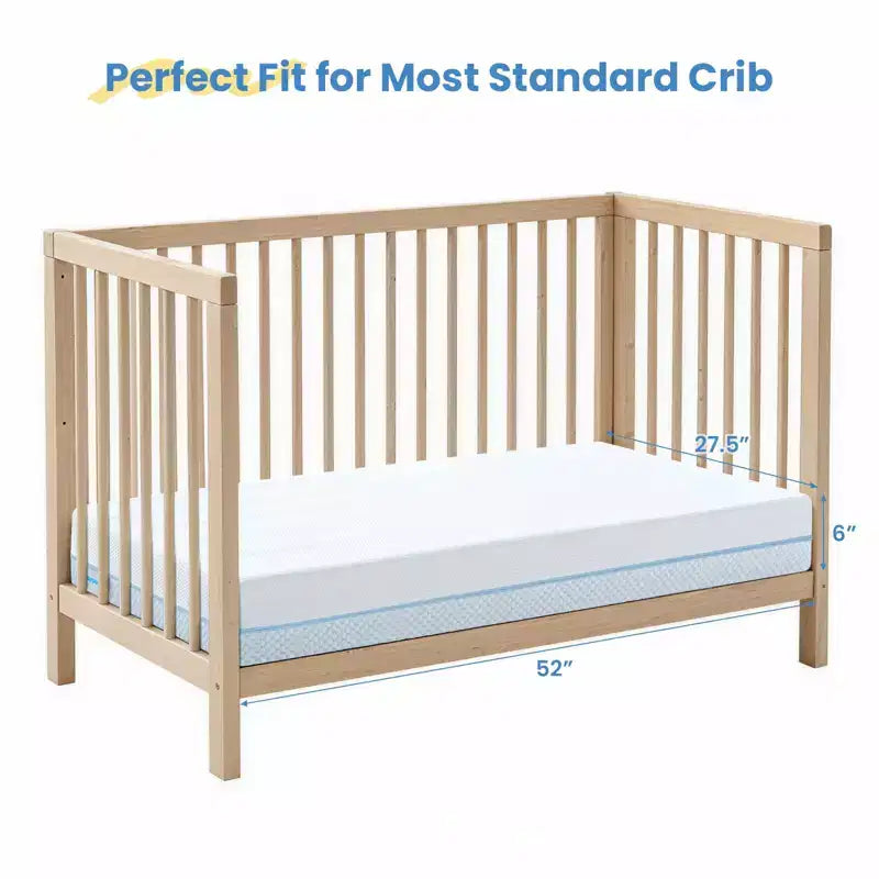 Matelas double face blanc pour lit de bébé et tout-petit, pour 1 enfant
