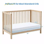 Matelas double face blanc pour lit de bébé et tout-petit, pour 1 enfant