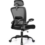 BALHAM TRADE-Home Office Swivel Chair with Adjustable Lumbar Support Ergonomic High Back Desk