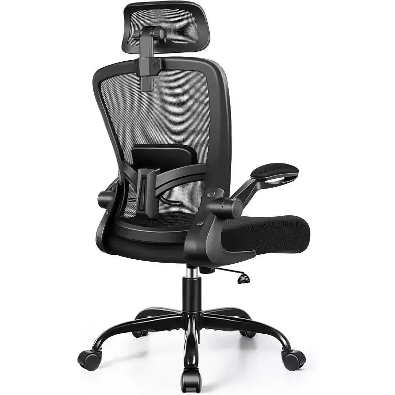 BALHAM TRADE-Home Office Swivel Chair with Adjustable Lumbar Support Ergonomic High Back Desk