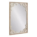 Kate and Laurel Shovali Framed Wall Mirror, 22x34, Rustic Brown
