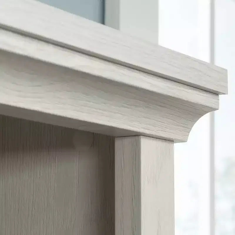 Étagère verticale à 5 tablettes, chêne Glacier / chêne Laurel / érable Pacifique, assemblage par une personne