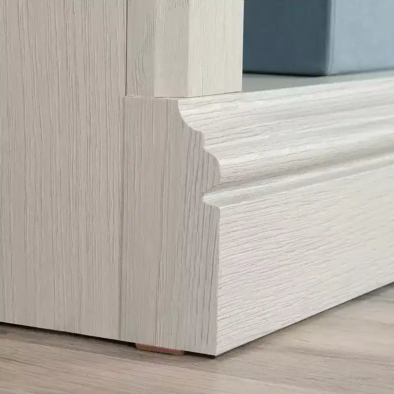 Étagère verticale à 5 tablettes, chêne Glacier / chêne Laurel / érable Pacifique, assemblage par une personne
