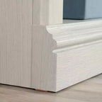 Étagère verticale à 5 tablettes, chêne Glacier / chêne Laurel / érable Pacifique, assemblage par une personne