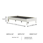 Commode à 6 tiroirs, brun clair naturel, finition grain de chêne, usage individuel