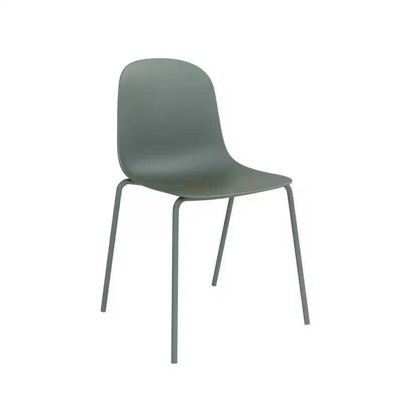 Chaise de salle à manger en polypropylène vert aloe/bleu baie/rose poudré, 1 place