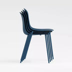 Chaise de salle à manger en polypropylène vert aloe/bleu baie/rose poudré, 1 place