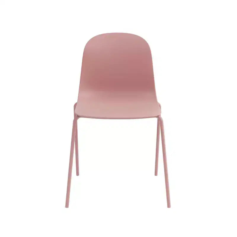 Chaise de salle à manger en polypropylène vert aloe/bleu baie/rose poudré, 1 place