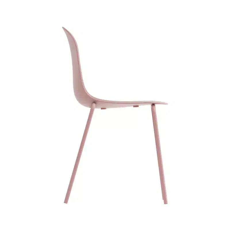 Chaise de salle à manger en polypropylène vert aloe/bleu baie/rose poudré, 1 place