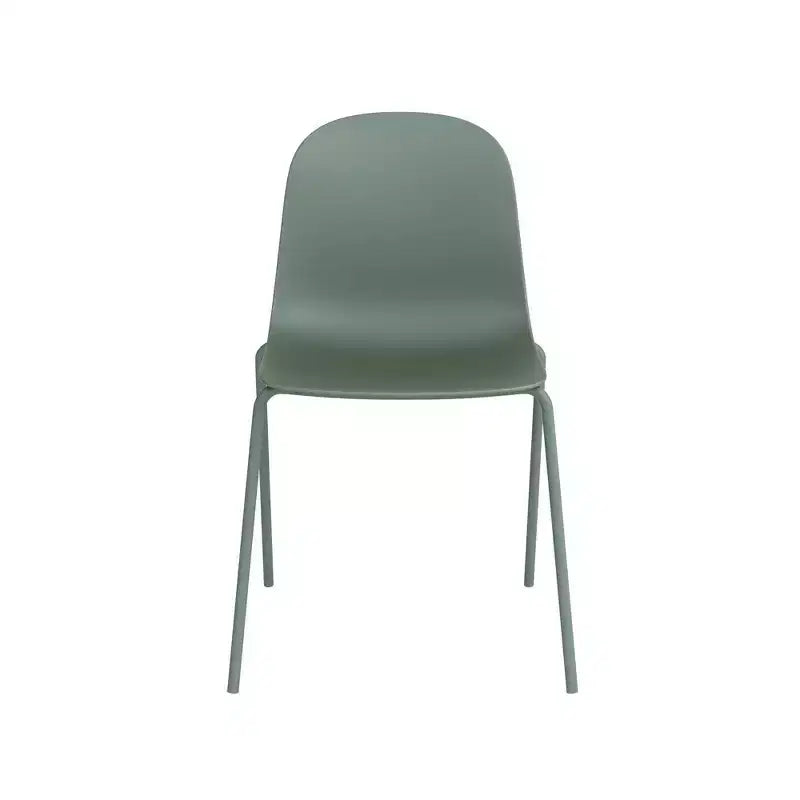Chaise de salle à manger en polypropylène vert aloe/bleu baie/rose poudré, 1 place