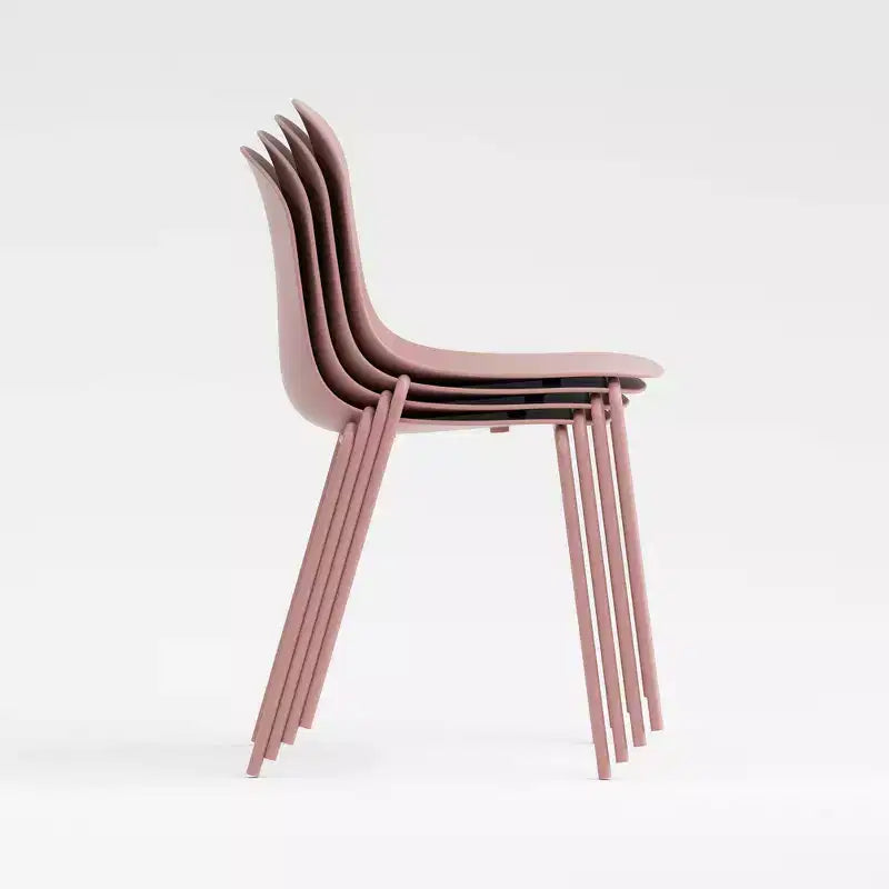 Chaise de salle à manger en polypropylène vert aloe/bleu baie/rose poudré, 1 place