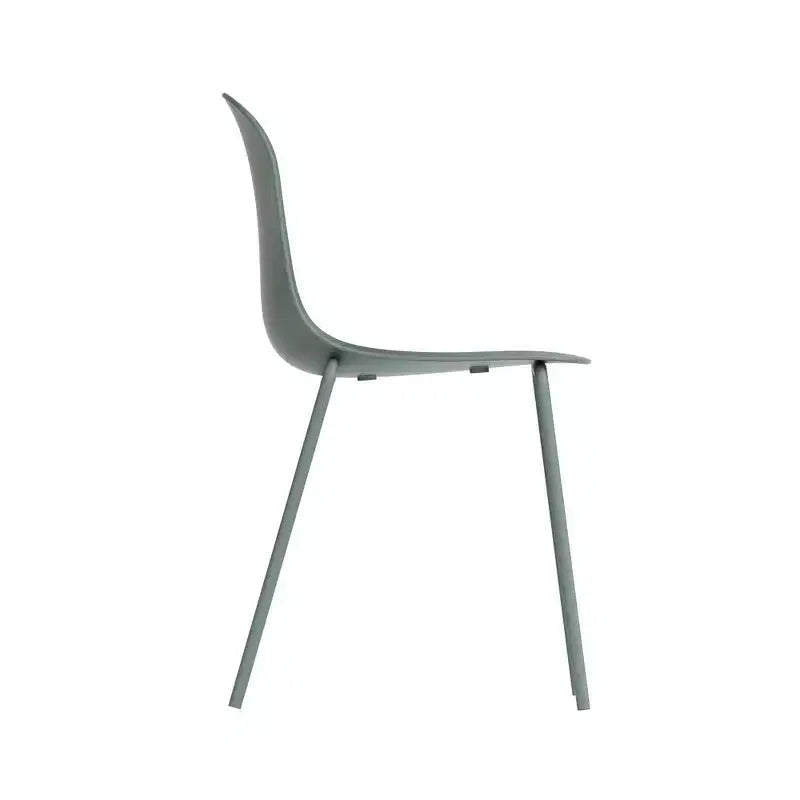Chaise de salle à manger en polypropylène vert aloe/bleu baie/rose poudré, 1 place